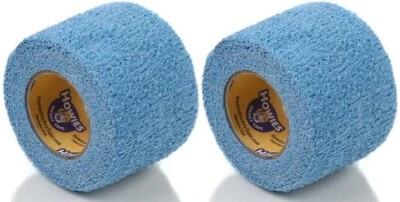 Howies Hockey Power Stretch Grip Tape - 2 Rolls of Sky Blue 1.5" x 5 Yard Tape
