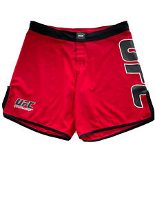UFC MMA Martial Arts Fighting Training Shorts Red and Black Mens Size 40