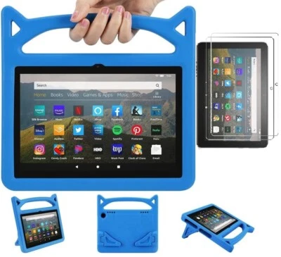 Kids Case For Amazon Fire HD 8 8 inch Tablet 12th Gen (2022) Shockproof Cover - Image 1 of 4