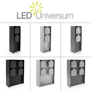LED Universum Garten Steckdose Energie Säule Strom Außen Edelstahl IP44 Terrasse - Bild 1 von 35