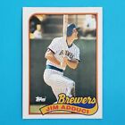 1989 Topps Jim Adduci #338 Milwaukee Brewers Baseball Card
