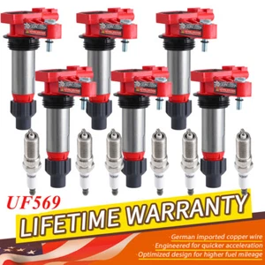 SUPER PERFORMANCE Spark Plugs & Coils Packs for Chevrolet Impala LT Sedan 4-Door - Picture 1 of 22