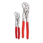 Knipex 5" And 7-1/4" Pliers Wrench Set Adjustable Narrow Gripping Jaws 2 Piece
