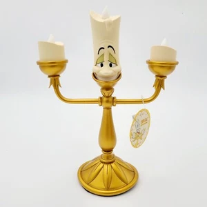 NEW Disney Parks Beauty And The Beast Lumiere Light Up Candelabra Figure 11” - Picture 1 of 11