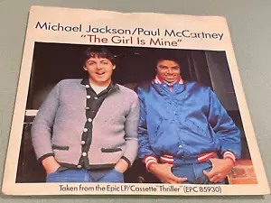 Michael Jackson/Paul McCartney - The Girl is Mine - Vinyl Record 7" Single 1982 - Picture 1 of 5