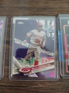 2017 Topps Chrome Purple /299 #144 Billy Hamilton Cincinnati Reds - Combined Shi - Picture 1 of 1