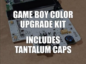 Gameboy Color *UPGRADE KIT* Tantalum Capacitors Power Switch Volume Game Boy GBC - Picture 1 of 7