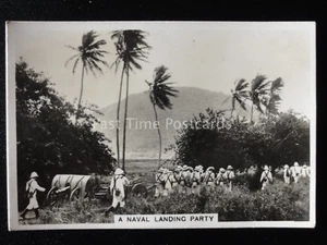 No.10 NAVAL LANDING PARTY - The Navy by Senior Service / J.A. Pattreiouex 1937 - Picture 1 of 1