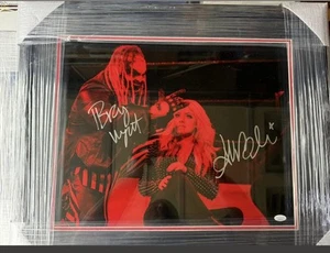 Bray Wyatt & Alexa Bliss Dual SIGNED Framed Autographed Photo- WWE WWF Wrestling - Picture 1 of 1