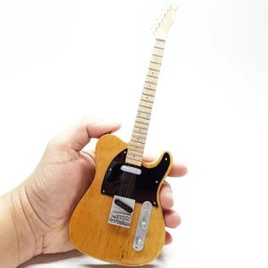 NEW 1/6 Miniature Electric Guitar Telecaster Style Natural Display Prop & Gift - Picture 1 of 3