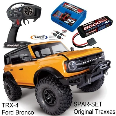 Traxxas # TRX-4 Ford Bronco 2021 Orange + 5000mAh Lipo Battery + ID Charger - Image 1 of 4