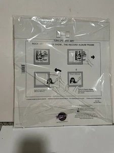 Rock Art Picture Show Record Album Picture Disk Frame Clear Acrylic 12” - Picture 1 of 4