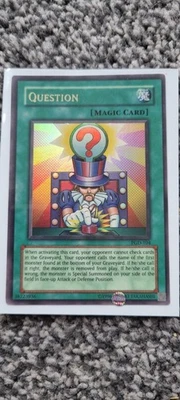 Question - Yugioh TCC - Ultra Rare - LP - Unlimited Edition - Free UK P&P - Image 1 of 3