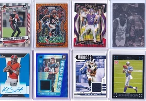 Huge NFL Pokemon NBA Leaf Mixed Lot Jordan Brady McCarthy Penix Puka Rookies RC - Picture 1 of 22