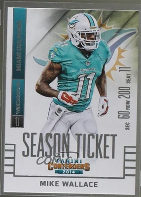 2014 Panini Contenders Mike Wallace #41 - Image 1 of 2