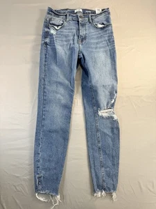 Jeans Kensie blu vintage Luxe The Kelsey vita alta skinny taglia 6/28 invecchiato - Foto 1 di 9
