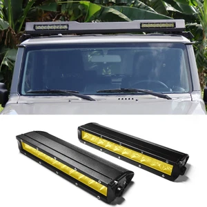 Alloy Yellow Light Car Roof Rack LED Spotlight Trim for Suzuki Jimny 2/4Door 19+ - Picture 1 of 8