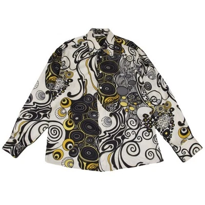 Camisa estampada multicírculo VERSACE talla 56 (K-161045) Foto 1 de 4