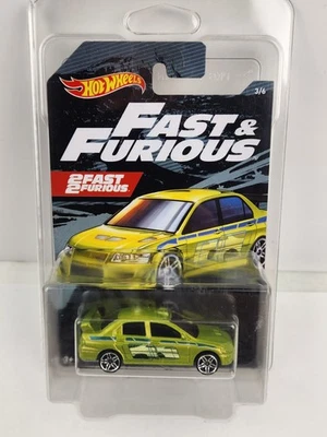 HOT WHEELS Fast & Furious Mitsubishi Lancer Evolution Walmart Exclusive New 2019 - Image 1 of 4