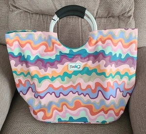 SWIG LOOPI LARGE TOTE BEACH MULTI COLOR TOTE BAG - Picture 1 of 8
