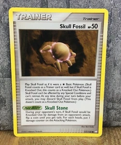 Pokemon Diamond & Pearl Mysterious Treasures Common #117/123. Skull Fossil - Picture 1 of 1