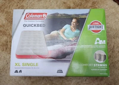 Coleman 1451704 Quickbed Airbed Air Mattress Size XL Single New In Box - Image 1 of 4