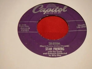 Stan Freberg Capitol F2929 1957 7" 45 RPM Sh-Boom Wide-Screen Mama Blues Rock - Imagen 1 de 5