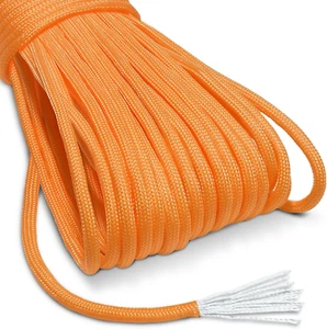 Outdoor Paracord Rope 1000Lb 12 Strand Stronger than 550 Parachute Cord,100Ft Or - Picture 1 of 12