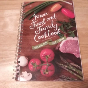 Iowa Food and Family Cookbook, wire binding - VGC - FREE SHIPPING - Picture 1 of 5