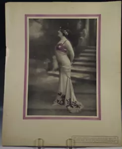 MARIA LAFARGUE REUTLINGER STUDIO 1900er ANTIKER DRUCK FRANZÖSISCHE OPERNSÄNGERIN SOPRAN - Bild 1 von 9