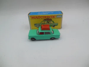 Matchbox Regular Wheels No. 56 b Fiat 1500 Sea Green Body & Silver Grille - Picture 1 of 13