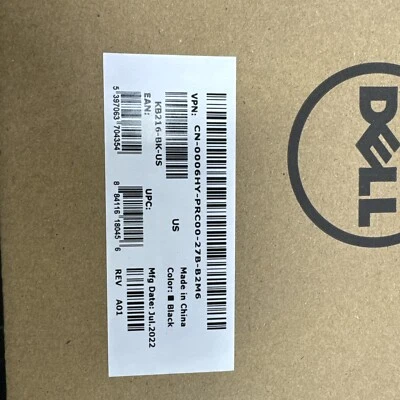 10 LOT - NEW Dell KB216-BK-US USB Slim US QWERTY Quite PC Computer Keyboard - Image 1 of 3