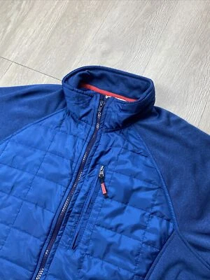 Chaqueta Orvis Puffer Hombre Mediana Semi Acolchada Azul M Aislada Foto 1 de 4
