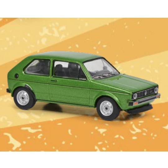 Volkswagen Golf I 1/64 3 Porte Verde Metallizzato - Schuco 452031400 - Immagine 1 di 1