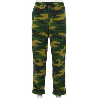 Pantalones para dormir Sonoma Goods for Life microfleece-verde camuflaje-para hombre talla S NUEVOS $24 Foto 1 de 3