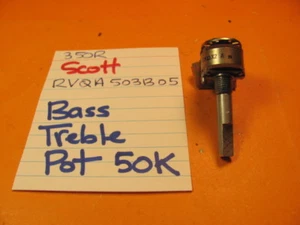 📈HH SCOTT RVQA503B05 BASS TREBLE  POT 50K 350R 350RL 330R 320R  STEREO RECEIVER - Picture 1 of 4