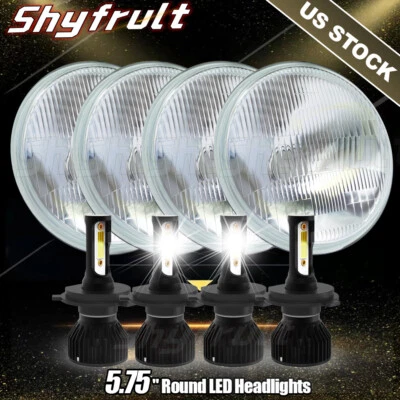 Faros LED Hi/Lo de 5,75" 5-3/4" para Ford Ranchero Gran Torino 1965-1976 Foto 1 de 4