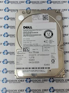 DELL 1.2TB 2.5" SAS Server HDD 10000 RPM ST1200MM0007, GRADE A, SKU 17501 - Afbeelding 1 van 2