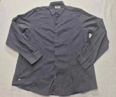 Tokyo Laundry Shirt Men's Grey Cotton Long Sleeved Size: Large - Image 1 of 4