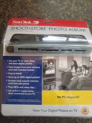 New In Box SanDisk Shoot and Store Photo Album for Digital Photos & Video Clips - Image 1 of 4