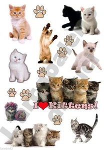 9 AUTO AUFKLEBER TUNING KÄTZCHEN KATZEN KÄTZCHEN STICKERS - Bild 1 von 1
