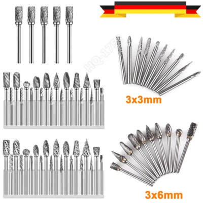 Für Dremel Frässtift Hartmetallfräser Wolframcarabid Fräser Schaftfräser Set - Bild 1 von 4
