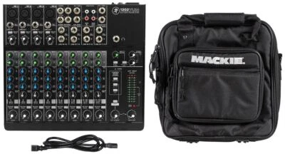 New Mackie 1202VLZ4 12-channel Compact Mixer + Matching Mackie Travel Bag - Image 1 of 4