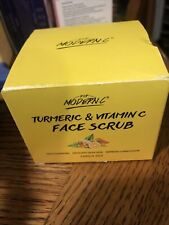 Vitamin C and Turmeric Face Scrub Cream Organics Microdermabrasion Facial Scr...