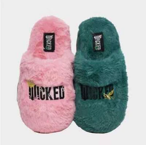 Wicked Women's Platform Mismatched Scuff Slippers - Pink/Green Sm (5/6) NEW - Picture 1 of 5