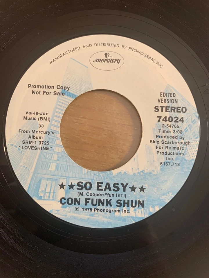 Con Funk Shun - So Easy // 7" - US-Pressing 1978 - Promo Copy - Bild 1 von 1