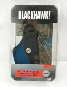 Holster 22 25 Small frame 380 38 (RH) Size 5 Blackhawk Nylon FREE SHIPPING! - Picture 1 of 6