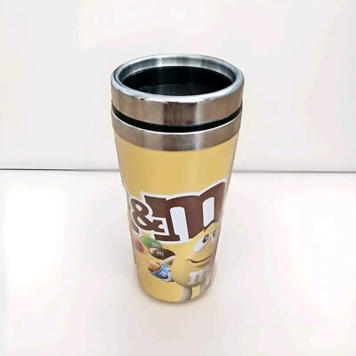 M&M's Insulated Travel World Yellow Character Peanut Tumbler  Cup Spill Proof - Image 1 of 4