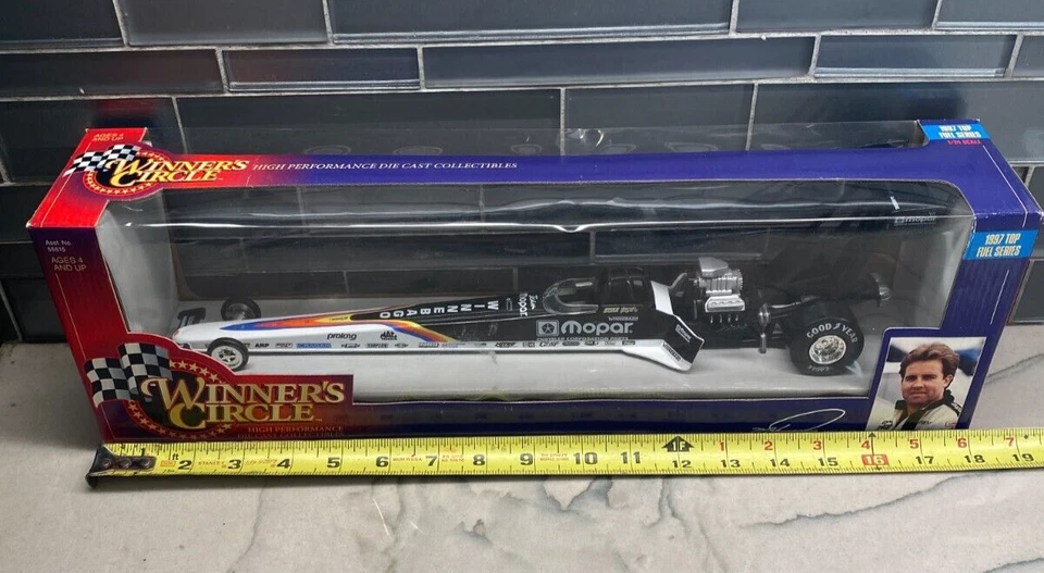 1/24 Racing Champions Mike Dunn MOPAR 1997 NHRA Top Fuel Dragster - Immagine 1 di 4