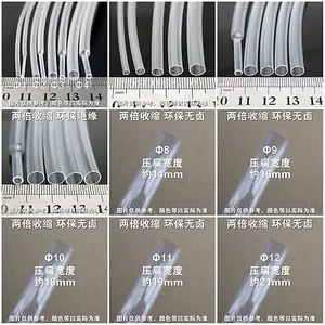 0.6mm-12mm Clear 2:1 Heat Shrink Tube Tubing Sleeving Heatshrink Wrap Wire Cable - Picture 1 of 1